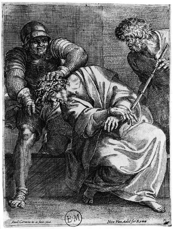 La Gravure à Bologne, entre sacré et profane, 1560-1660 : Carrache, Le couronnement d'épine