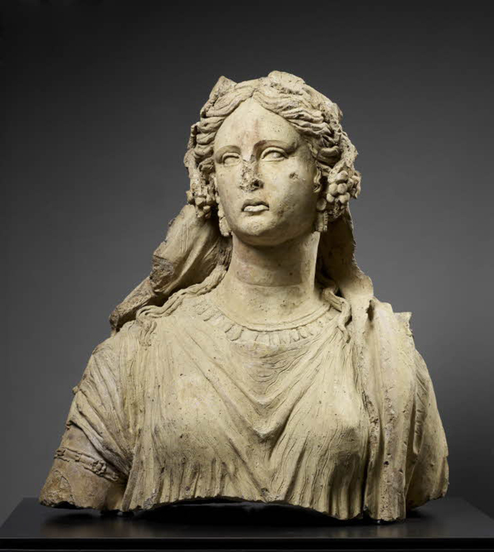 Un rêve d'Italie : la collection du marquis Campana : Buste dAriane, IIIe siecle av. J.-C Falerii Novi