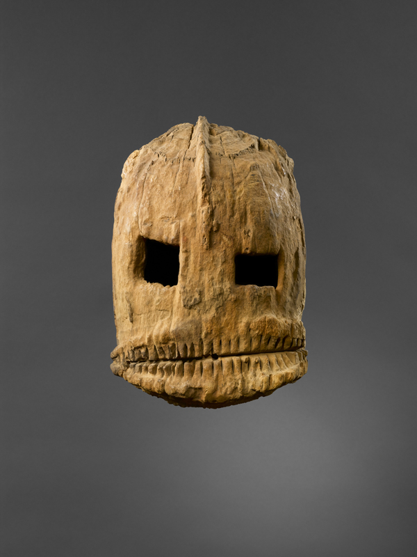 Dogon : Masque hyène. Bois, 28 cm. Collection particulière