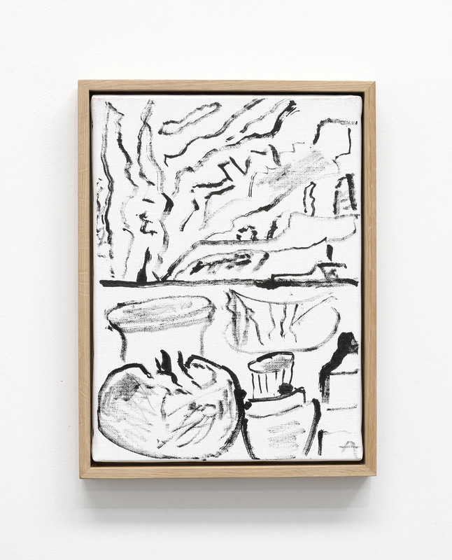 Etel Adnan – Découverte de l'immédiat : Etel Adnan Intrusion de la mémoire 1, 2021 Huile sur toile 33 x 24 cm. Courtesy d'Etel Adnan et galerie Lelong & Co, Paris/New York